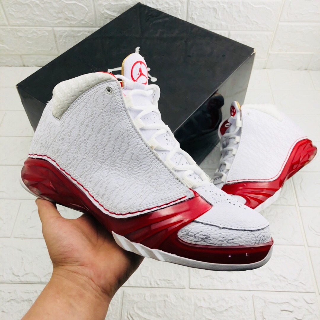 Authentic Air Jordan 23 White Red